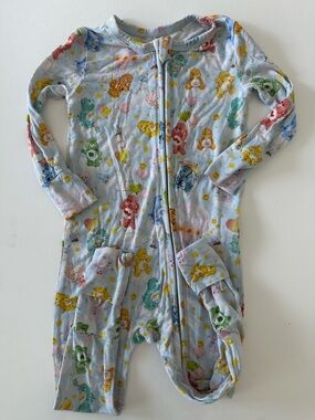 Posh Peanut x Care Bears Bamboo Footed Zipper Pajama, 12-18 Months